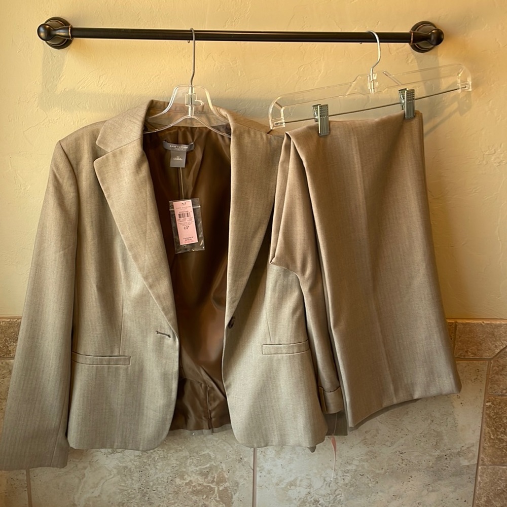 Work suit - both jacket and pants.